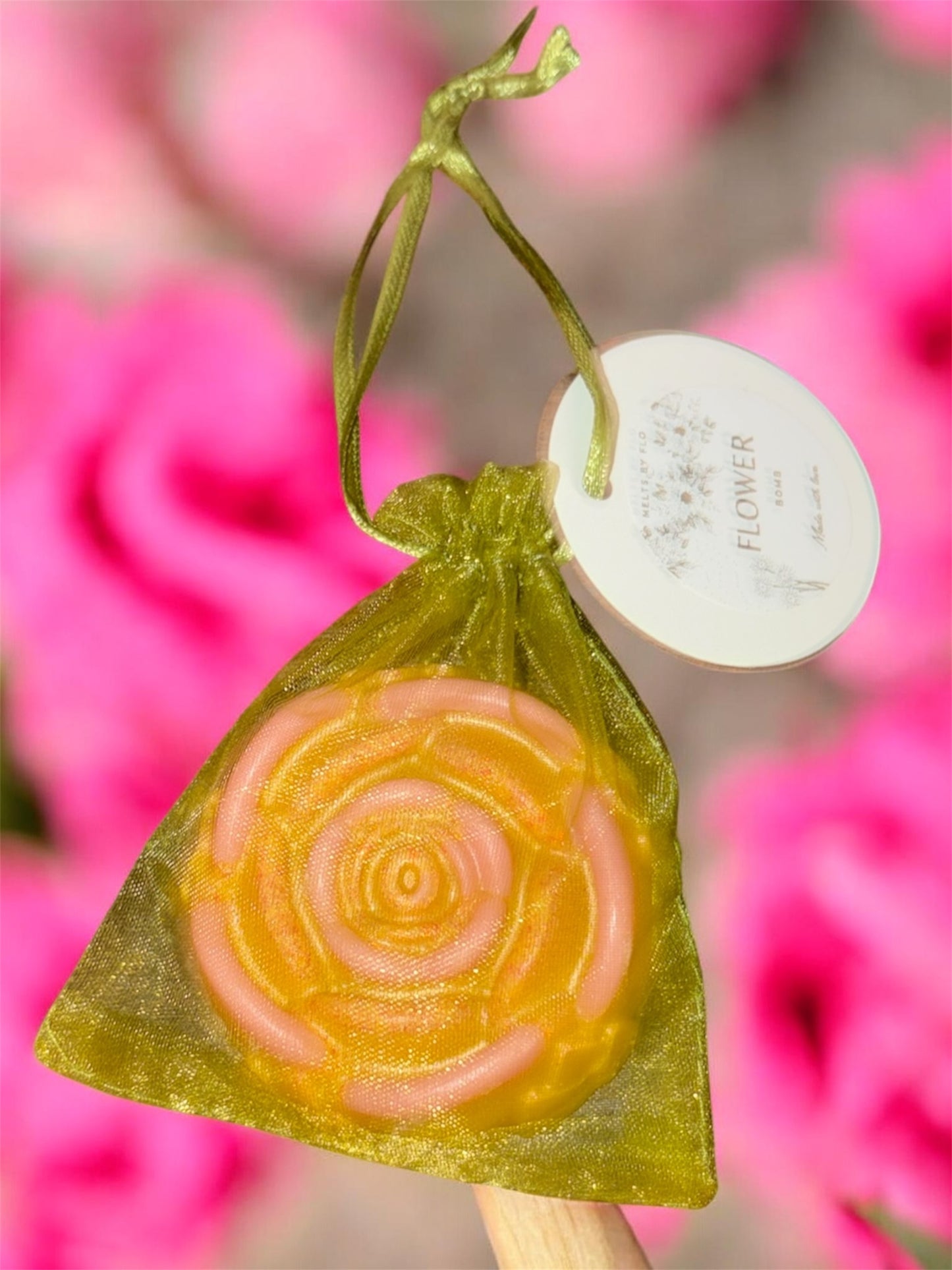 Rose wax melt Flower bomb