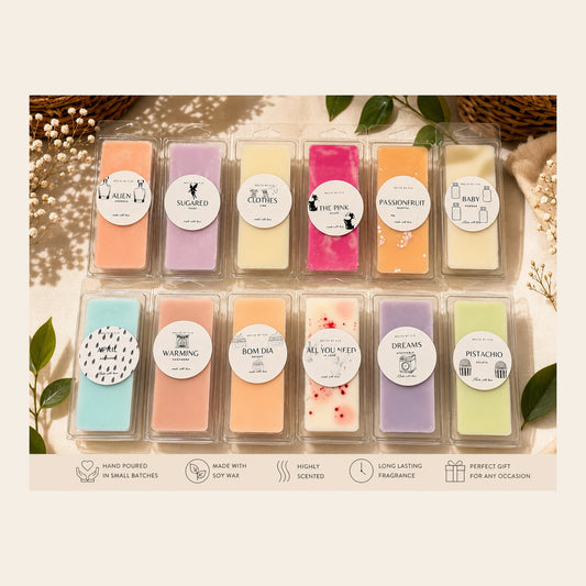 10 50g Snap Bar Wax Melt Bundle